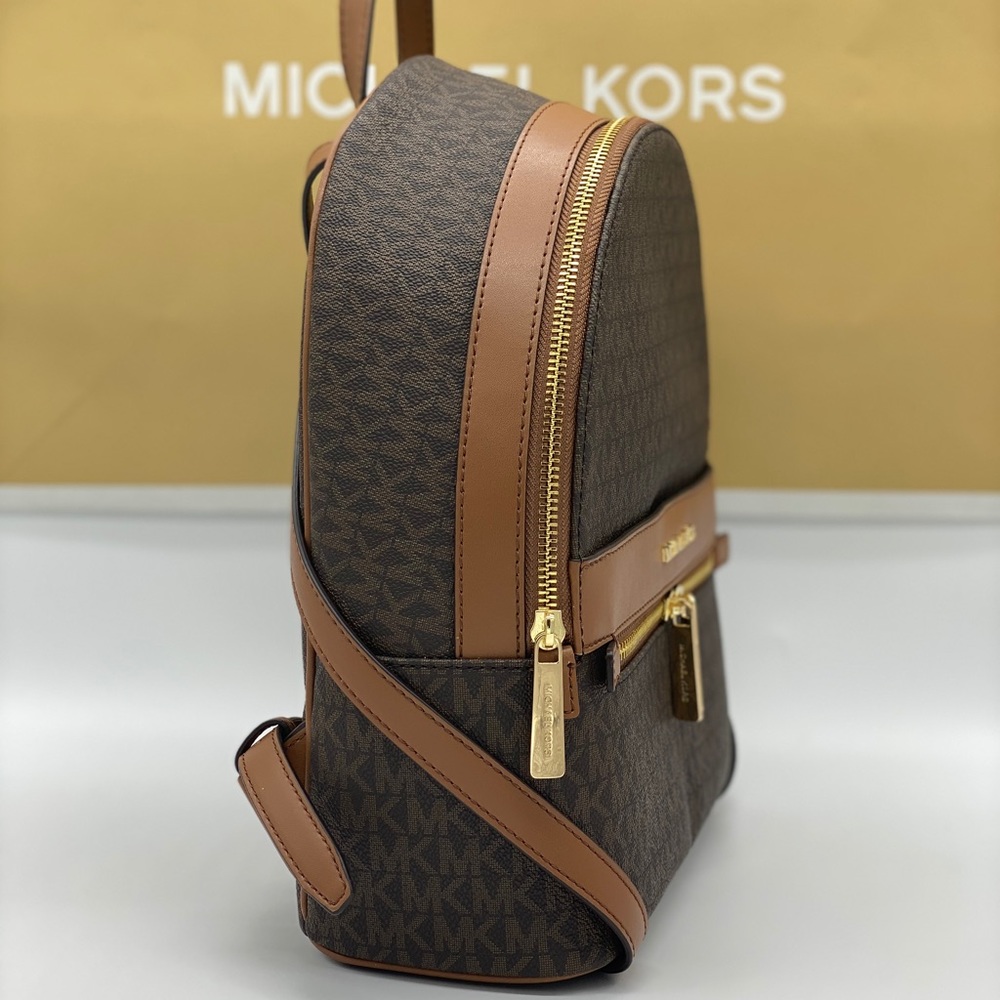 MICHAEL KORS KENLY MEDIUM BACKPACK BROWN - Picture 5 of 15